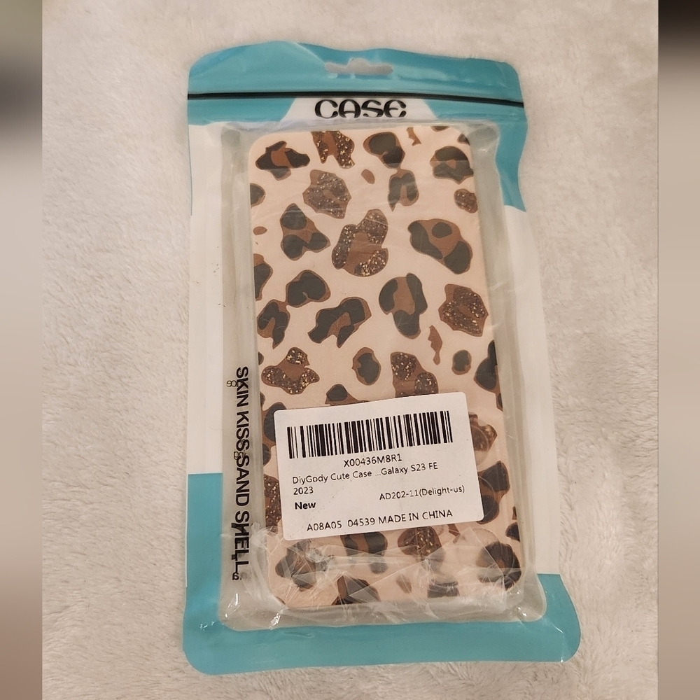 🐆Leopard Print Phone Case for Samsung Galaxy S23 FE, Ultra Slim TPU, Shockproof